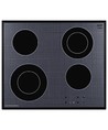 ESO 622 F Варочная панель электрическая, черный с серой графикой