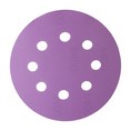 Шлиф круг HANKO PP627 Purple Paper 125мм 8отв Р40 на бум основе липучка
