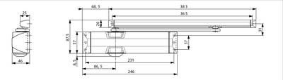 Доводчик dormakaba TS-90 Impulse EN3/4, серебристый Изображение 4