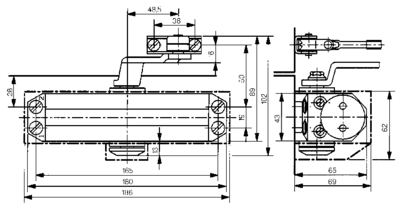 Доводчик dormakaba TS-77 EN2, серебристый Изображение 2