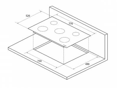 ECS 703 R Варочная панель электрическая, черный Изображение 6