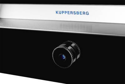 Настенная вытяжка Kuppersberg F 690, ширина 60 см, отвод/рециркуляция, 850 м3/час, черное стекло / короб черная эмаль Изображение 3