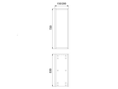 Корпус напольный 20*53*72 глубокий Изображение 2