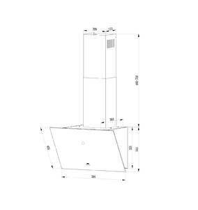 Наклонная кухонная вытяжка MKH 601 BL Изображение 6