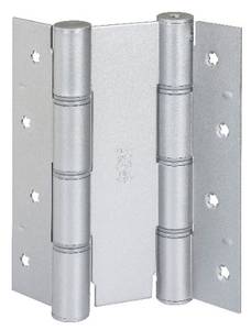Петля барная 175 мм, для деревянных дверей шириной 37-50 мм, весом до 43 кг, сталь, цвет хром матовый (2 петли в комплекте) Изображение