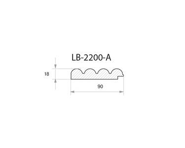 Профиль МДФ AGT LB-3771-A 18*35*2800 мм, дуб натуральный 397 Изображение 6