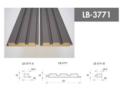 Профиль МДФ AGT LB-3771-A 18*35*2800 мм, супермат Сахара крем 3019 Изображение 3