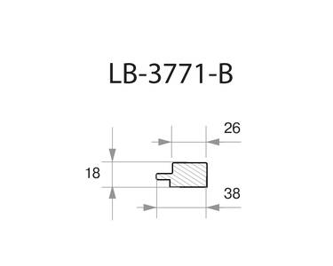 Профиль МДФ AGT LB-3771-B 18*38*2800 мм, дуб натуральный 397 Изображение 2