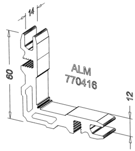 Соединитель угловой для ALM270122 Изображение 2