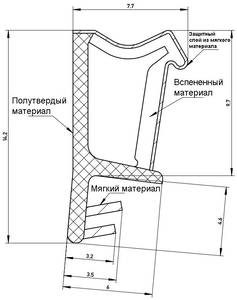 Уплотнитель для деревянных окон DEVENTER 3 мм белый Изображение 2