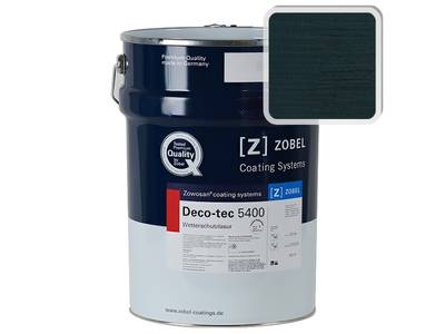 Лак фасадный ZOBEL Deco-tec 5400/5420, Blau 5.20 шелковисто-матовый, 1л Изображение