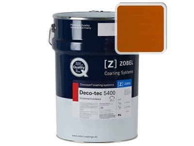 Лак фасадный ZOBEL Deco-tec 5400/5420, K7g orange шелковисто-матовый, 1л Изображение