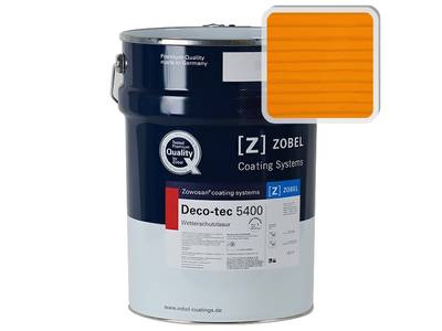 Лак фасадный ZOBEL Deco-tec 5400/5420, Orange 2.11 шелковисто-матовый, 1л Изображение