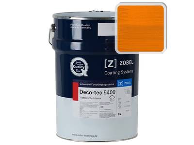 Лак фасадный ZOBEL Deco-tec 5400/5420, Orange 2.00 шелковисто-матовый, 1л Изображение