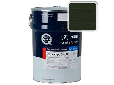 Лак фасадный ZOBEL Deco-tec 5400/5420, grun 6.09, шелковисто-матовый 1л Изображение